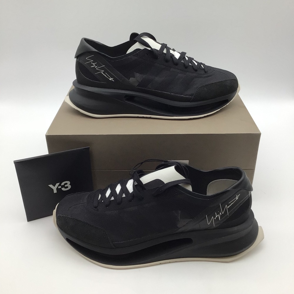 Adidas Y-3 Yohji Yamamoto S-Gendo Run Black Sneakers JQ2451 Mens Size‎ 10 New